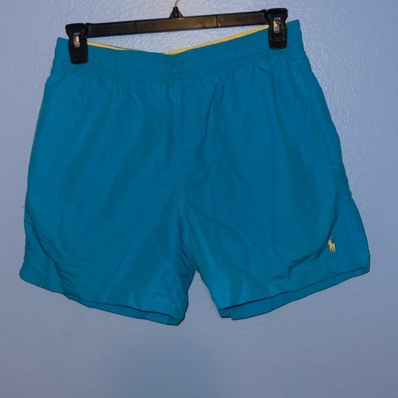 Polo Ralph Lauren Men's Blue Swim Trunks Size L Beach Summer Quick-Dry.  B3 - Picture 1 of 4
